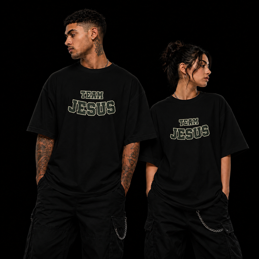 Camiseta Oversized Team Jesus