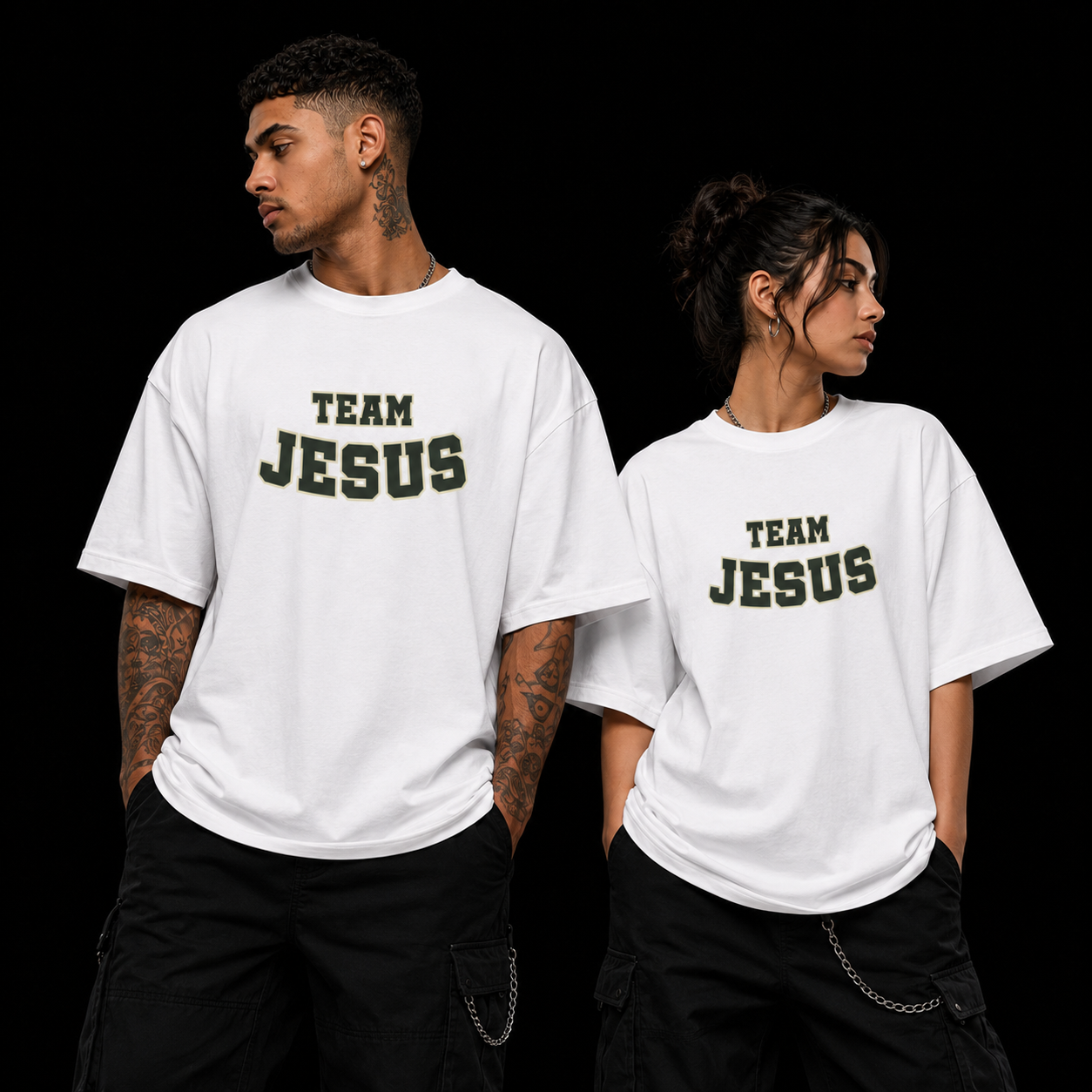 Camiseta Oversized Team Jesus