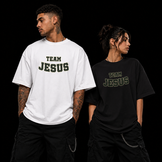 Camiseta Oversized Team Jesus