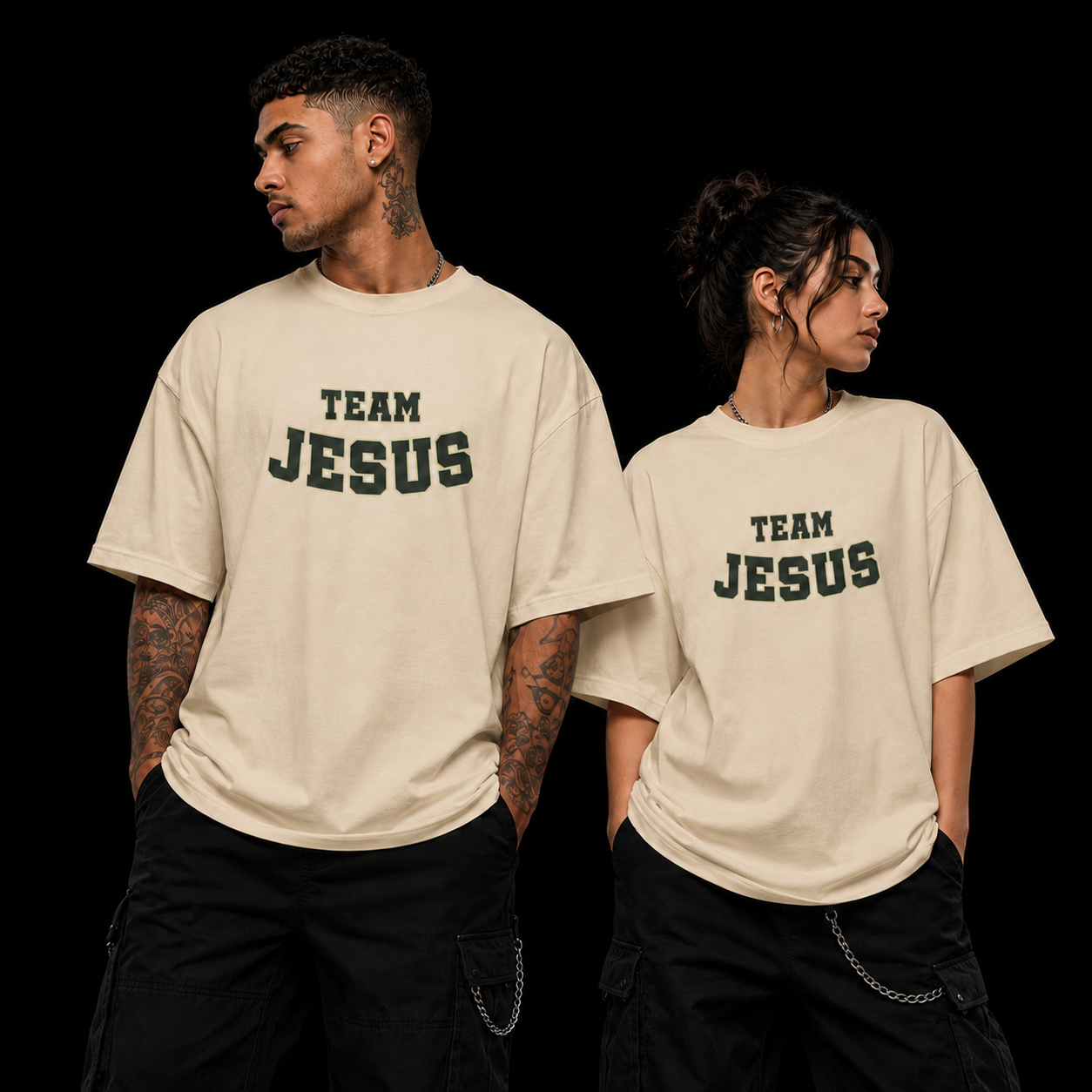 Camiseta Oversized Team Jesus