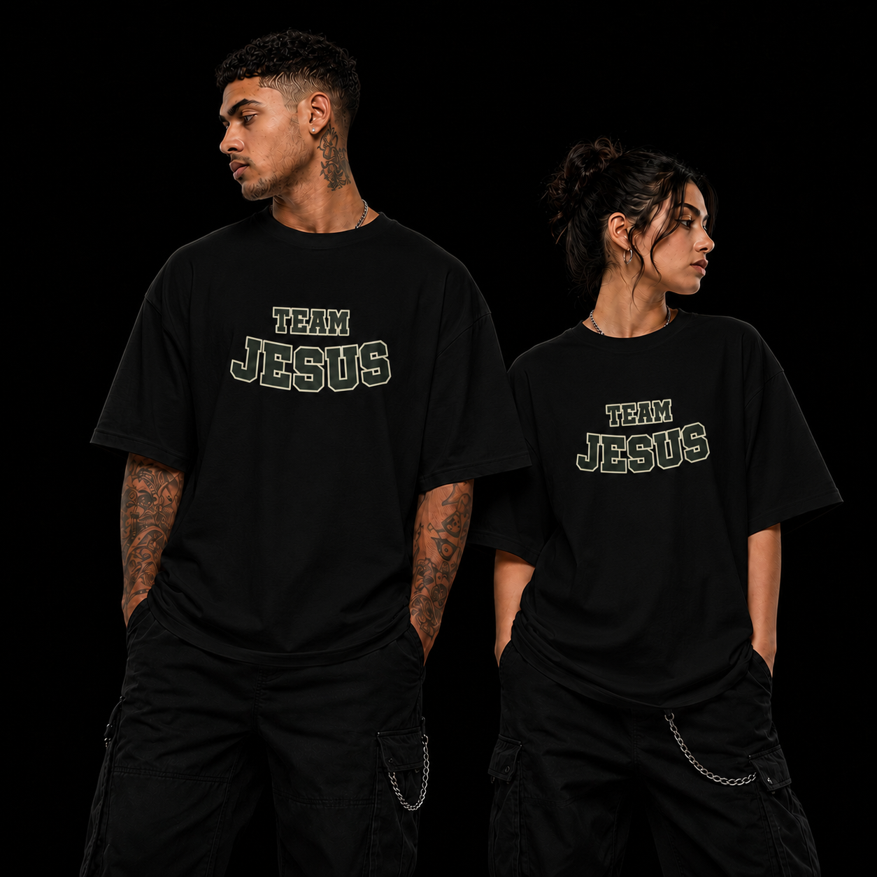 Camiseta Oversized Team Jesus