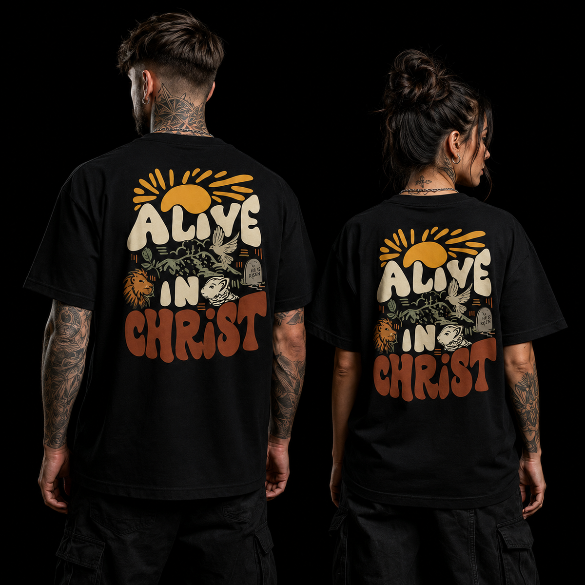 Camiseta Oversized Cristã Alive Fl