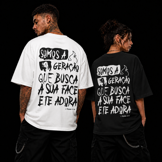Camisa Oversized Somos A Geração Cristã
