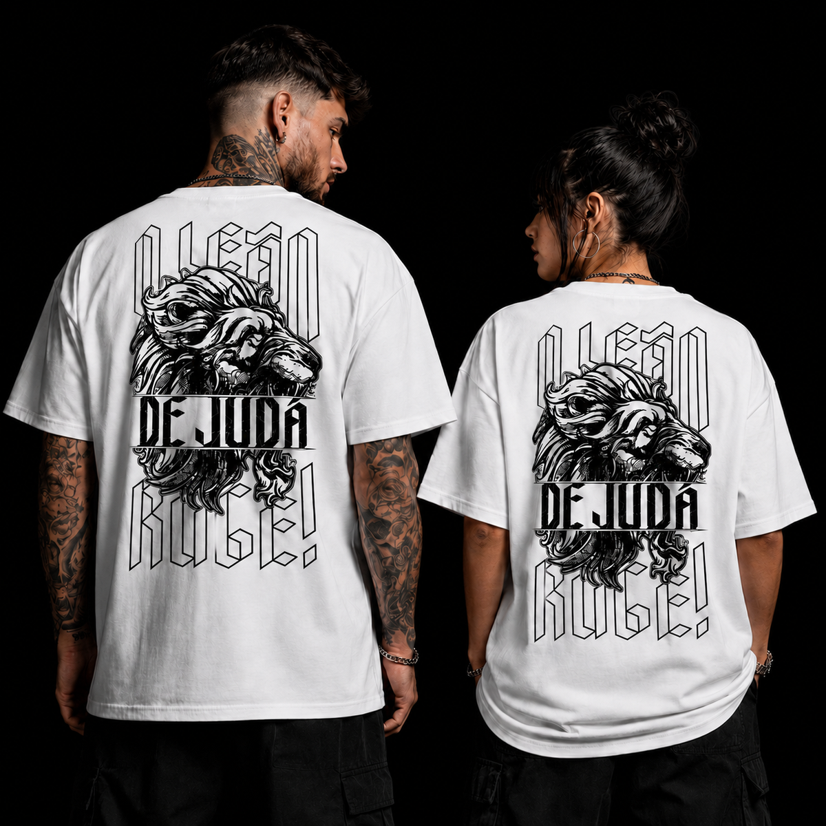 Camiseta Oversized Leão De Juda