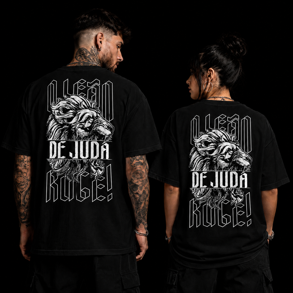 Camiseta Oversized Leão De Juda
