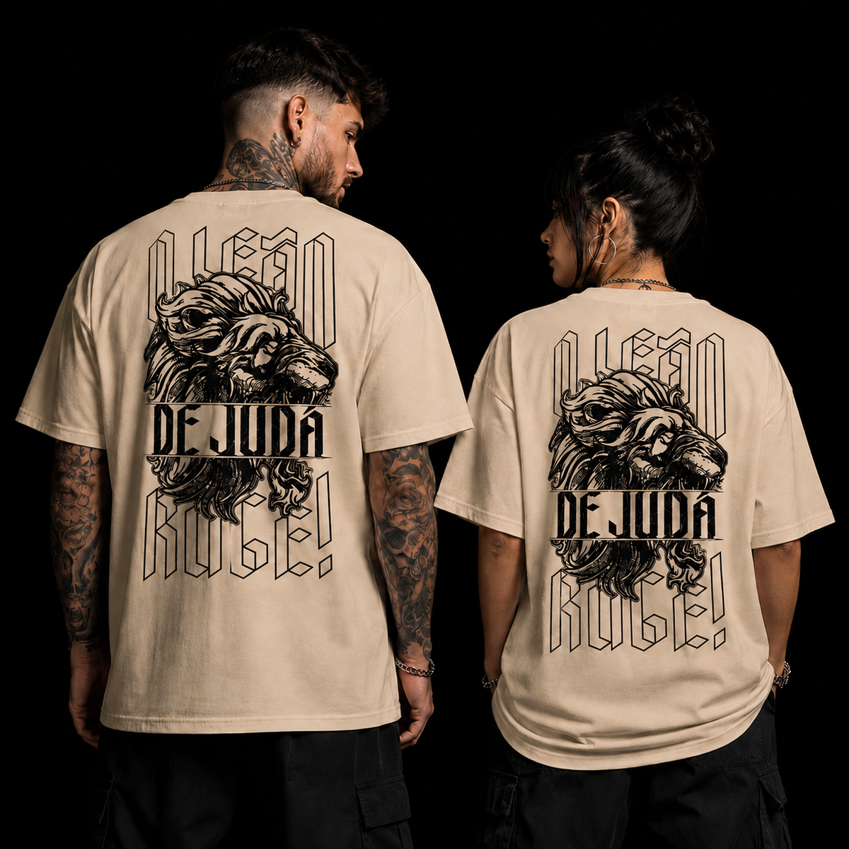 Camiseta Oversized Leão De Juda
