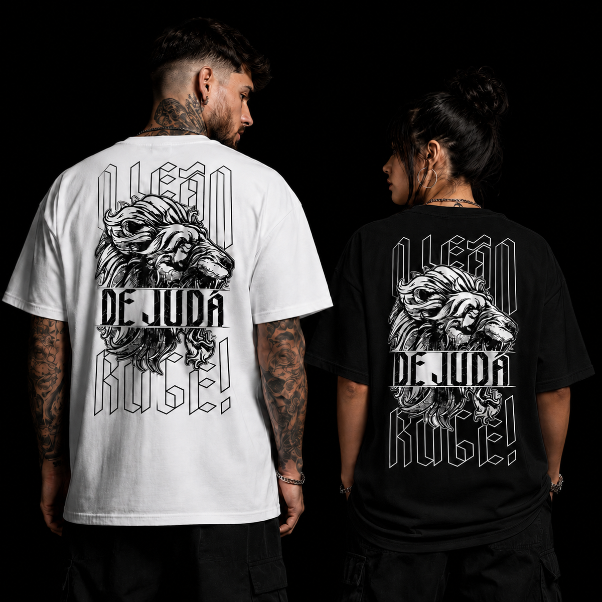 Camiseta Oversized Leão De Juda