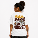 Camiseta Feminina Oversized Cristã Alive Fl