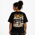 Camiseta Feminina Oversized Cristã Alive Fl