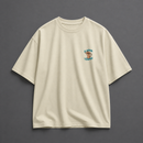 Camiseta Feminina Oversized Jesus Santo Terço