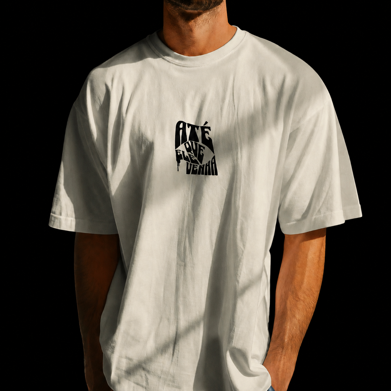 Camiseta Oversized Até Que O Senhor Venha