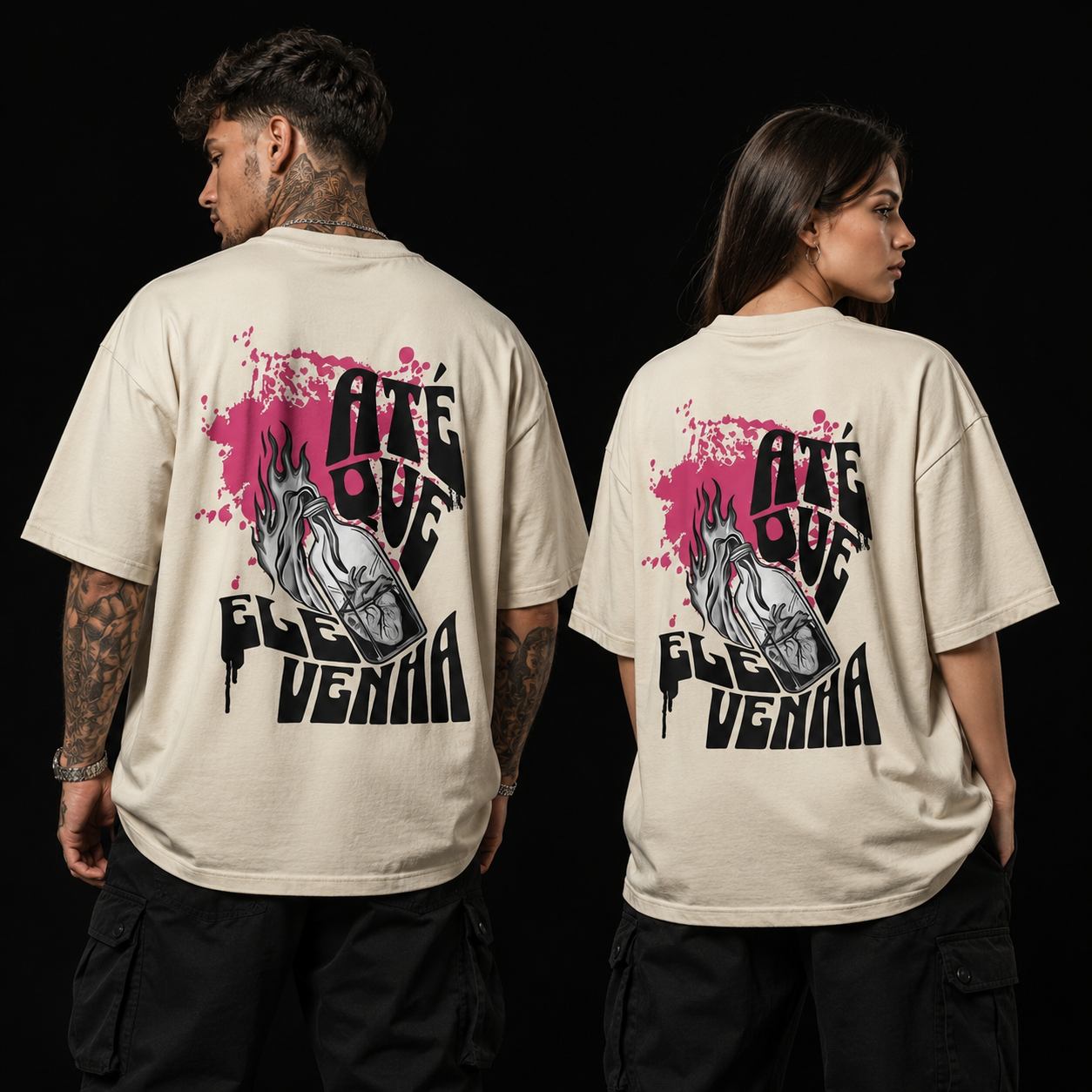 Camiseta Oversized Até Que O Senhor Venha