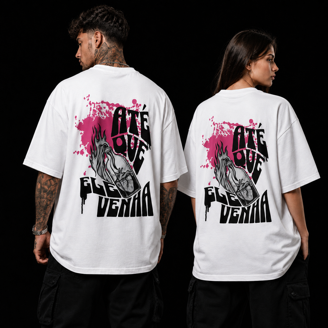Camiseta Oversized Até Que O Senhor Venha