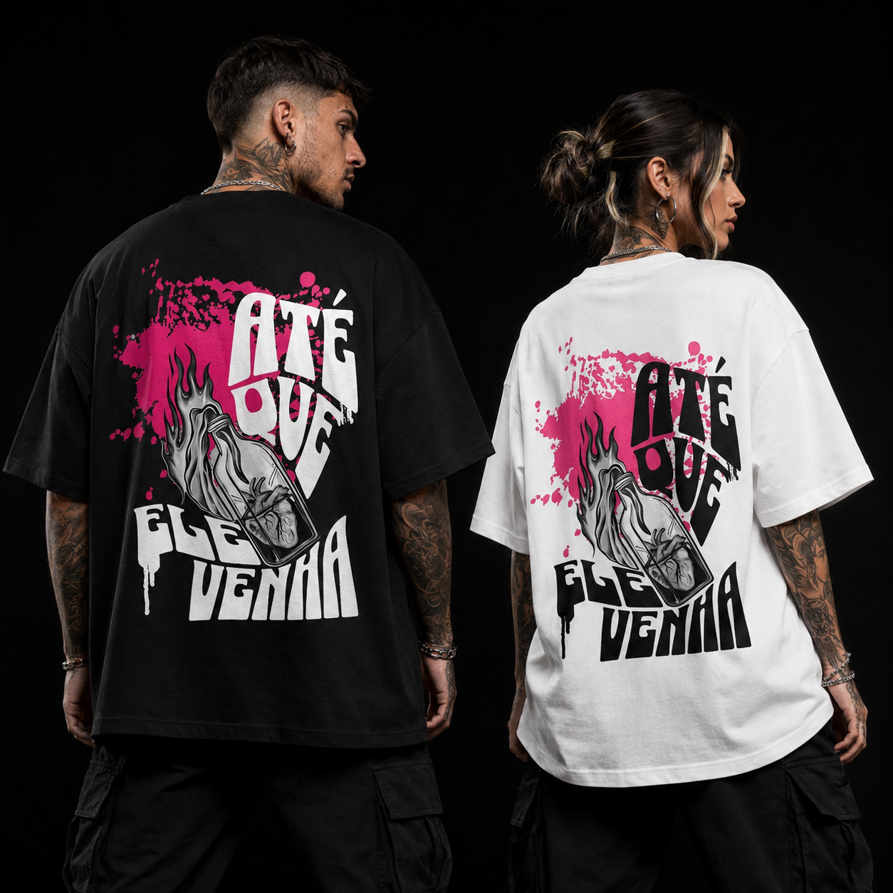 Camiseta Oversized Até Que O Senhor Venha