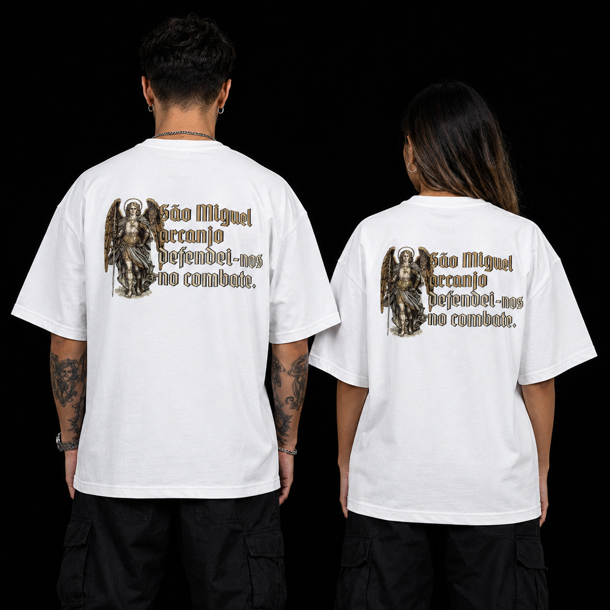 Camiseta Oversized Arcanjo Miguel