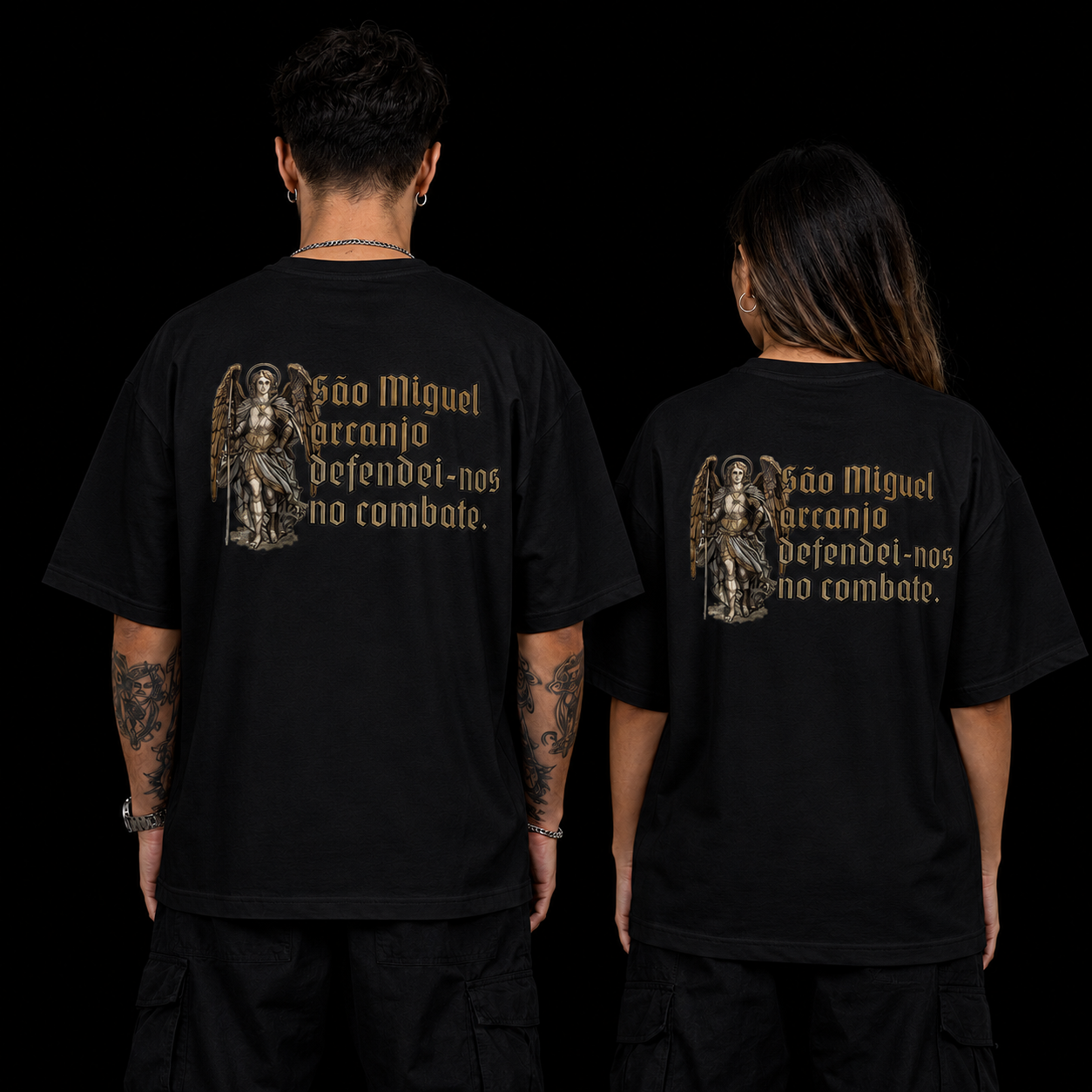 Camiseta Oversized Arcanjo Miguel