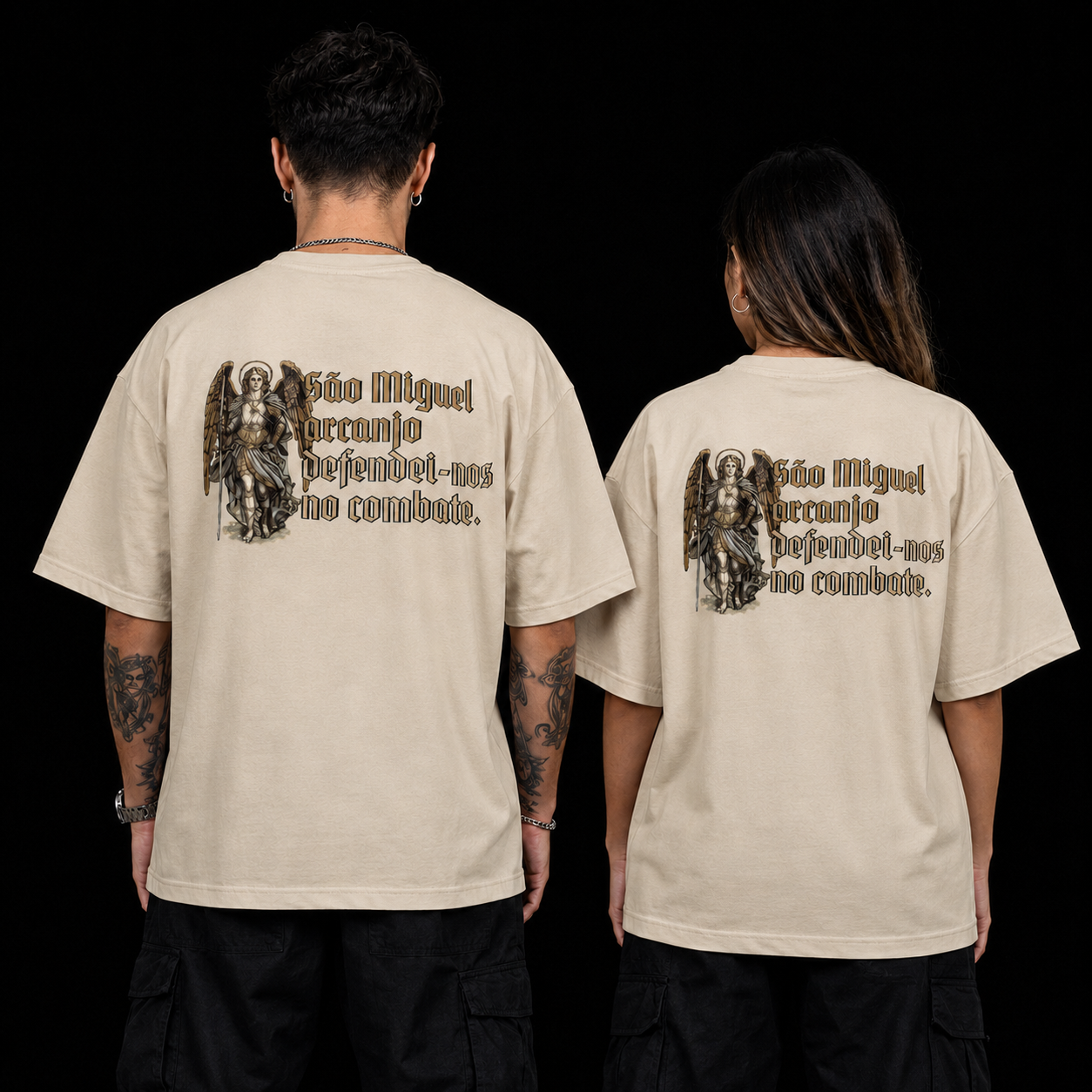 Camiseta Oversized Arcanjo Miguel