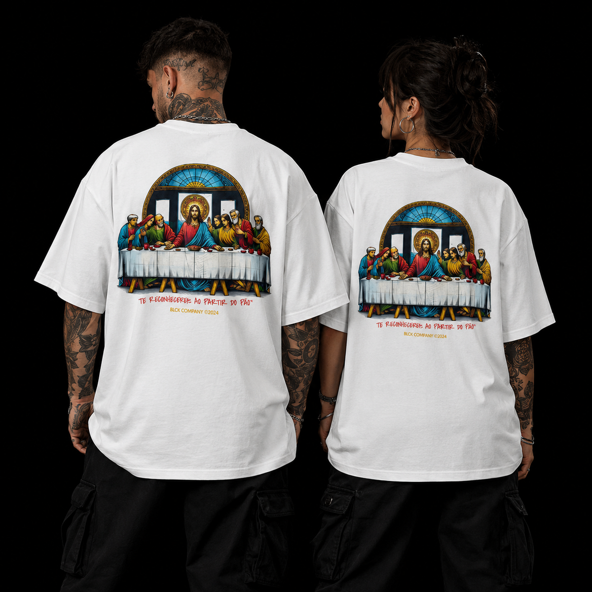 Camiseta Oversized Santa Ceia
