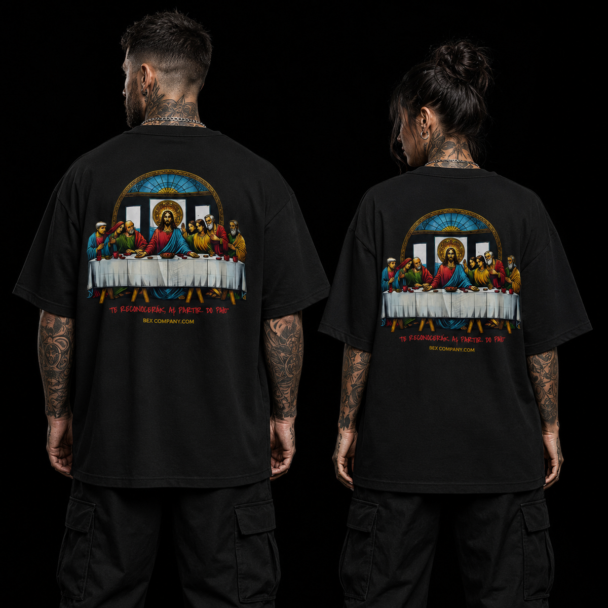 Camiseta Oversized Santa Ceia