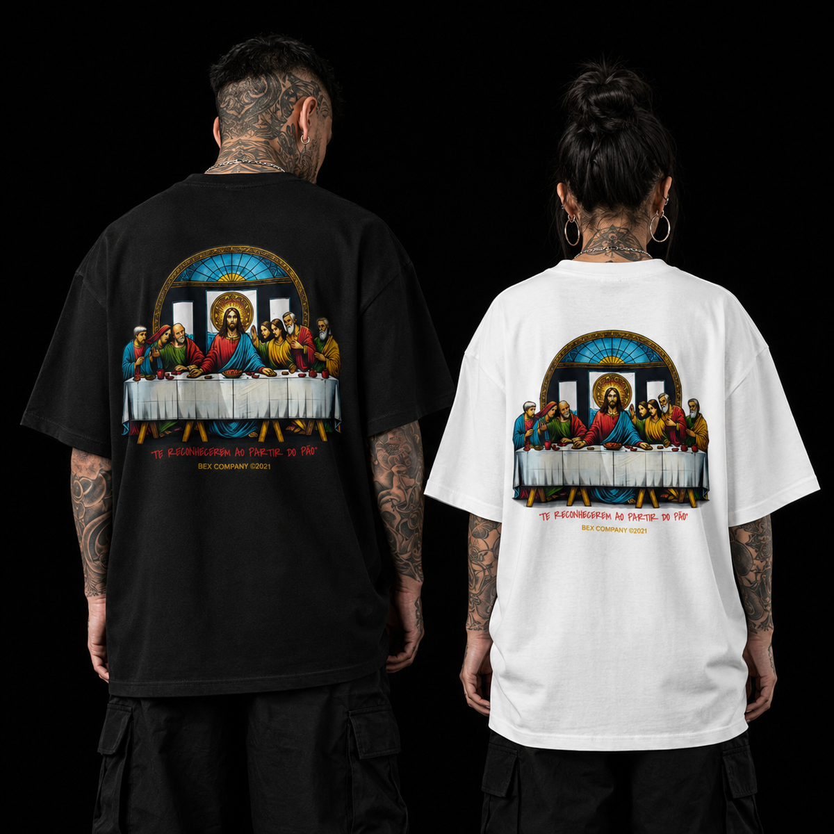 Camiseta Oversized Santa Ceia