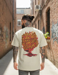 Camiseta Oversized Acenda O Fogo Em Mim