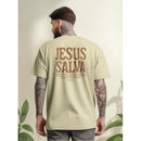 Camiseta Oversized Jesus Salva