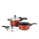 Kit com 2 Panelas de Pressão Antiaderente