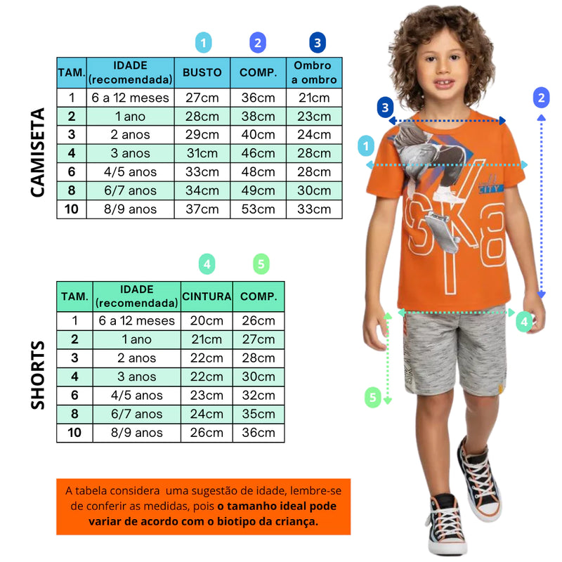 Kit Roupa Infantil Menino 10 Peças